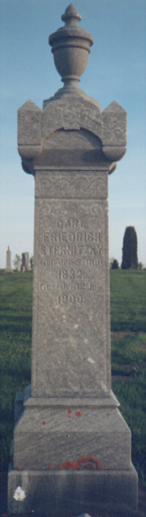 Carl Friedrich Sternitzky Tombstone