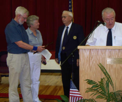 Janet and Stan Schwarze at Ceremony